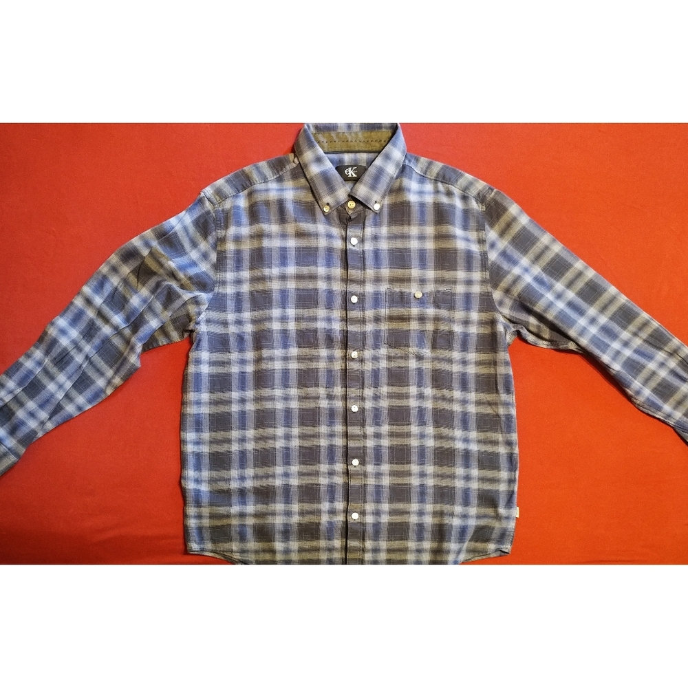 New Calvin Klein Long Sleeve Button Shirt
